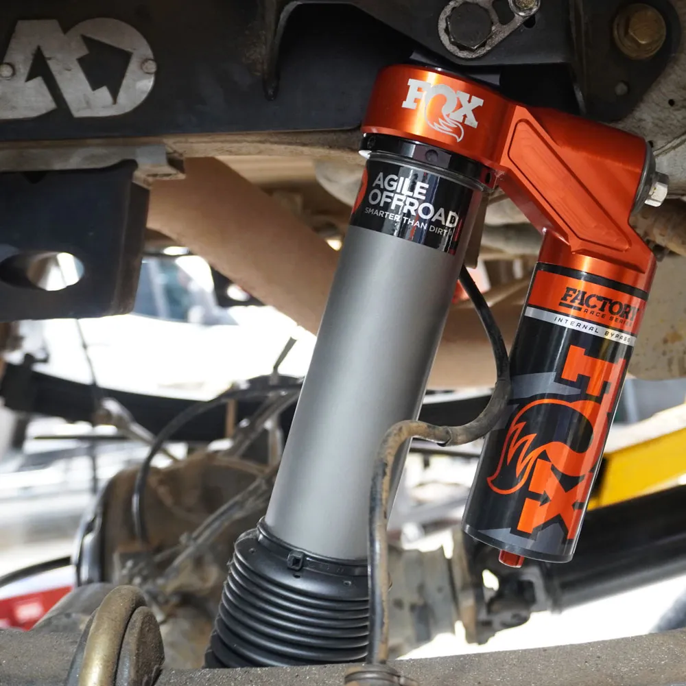 Agile Off Road FOX Factory Race Series Front & Rear Auxiliary Reservoir Bypass Shocks 2019  Sprinter Van