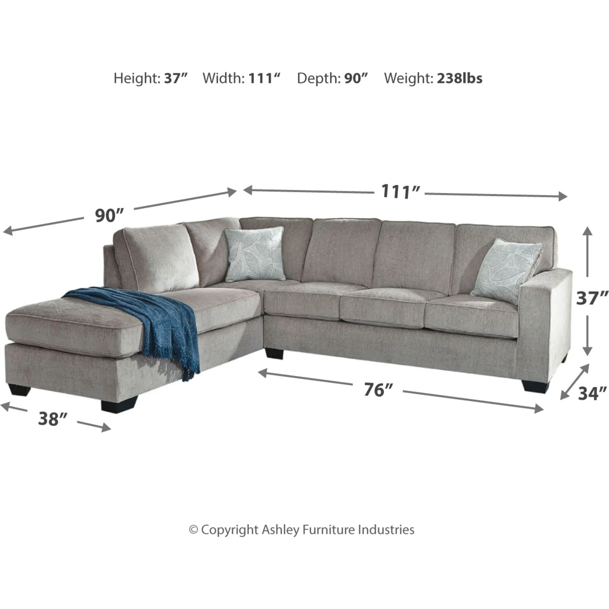 Altari 2 Piece Sectional