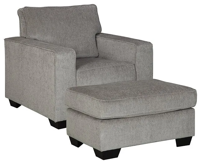 Altari Signature Design 2-Piece Chair & Ottoman Set