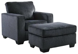 Altari Signature Design 2-Piece Chair & Ottoman Set