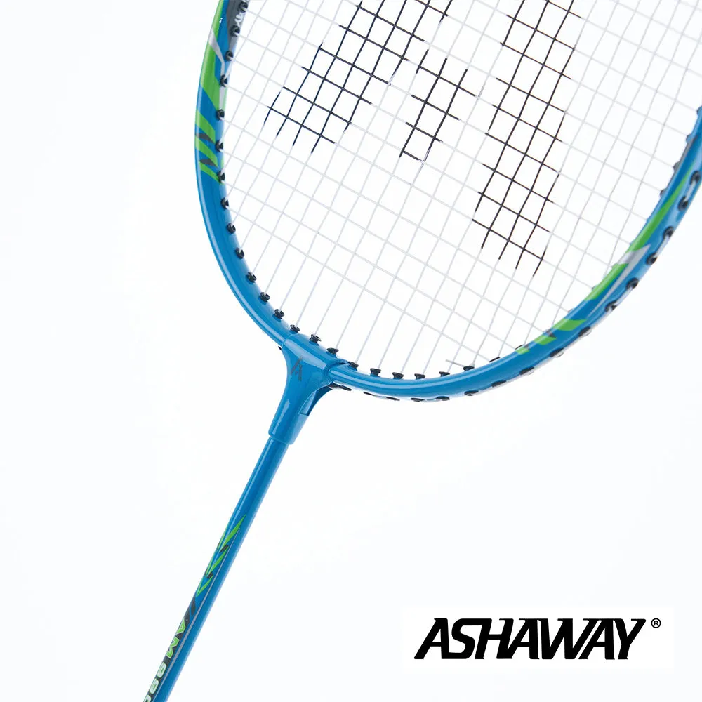 ASHAWAY AM 9900SQ Badminton Racket with COVER and Strung