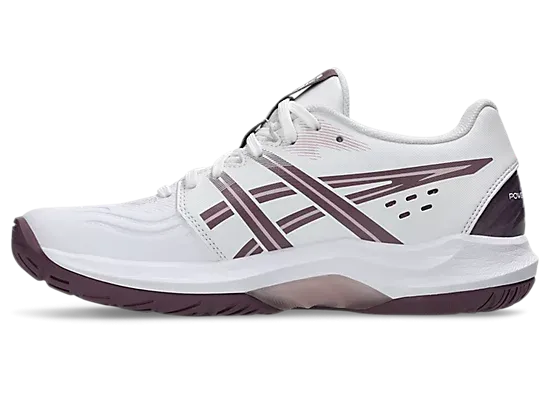 Asics Power Break FF White/Dusty Mauve Women's Court Shoe