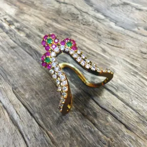 Asp One Gram Gold Vanki Finger Ring