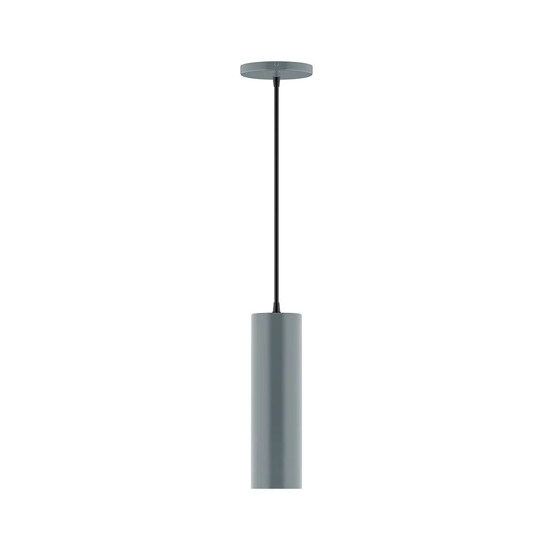 Axis Beam 12" LED Pendant Light in Slate Gray