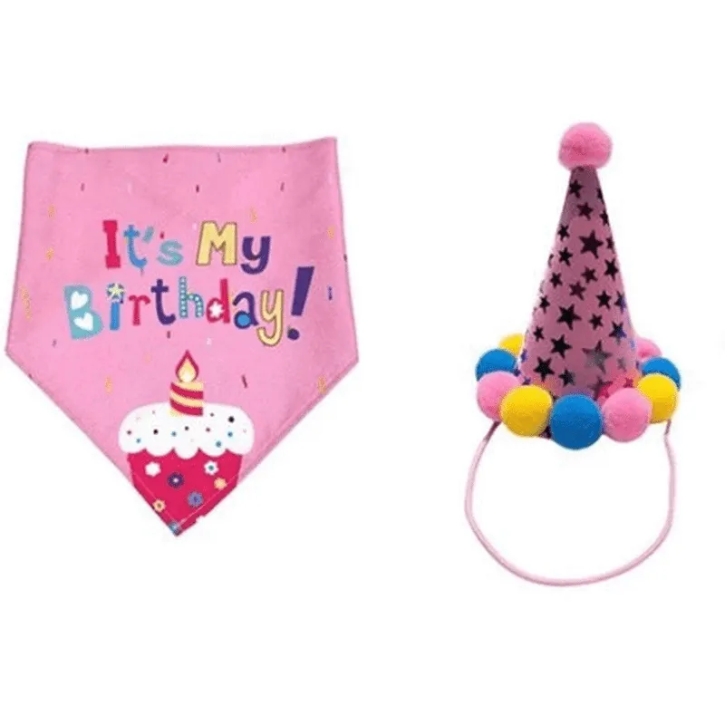 Birthday Party Hat & Bandana Set