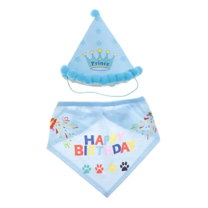 Birthday Party Hat & Bandana Set