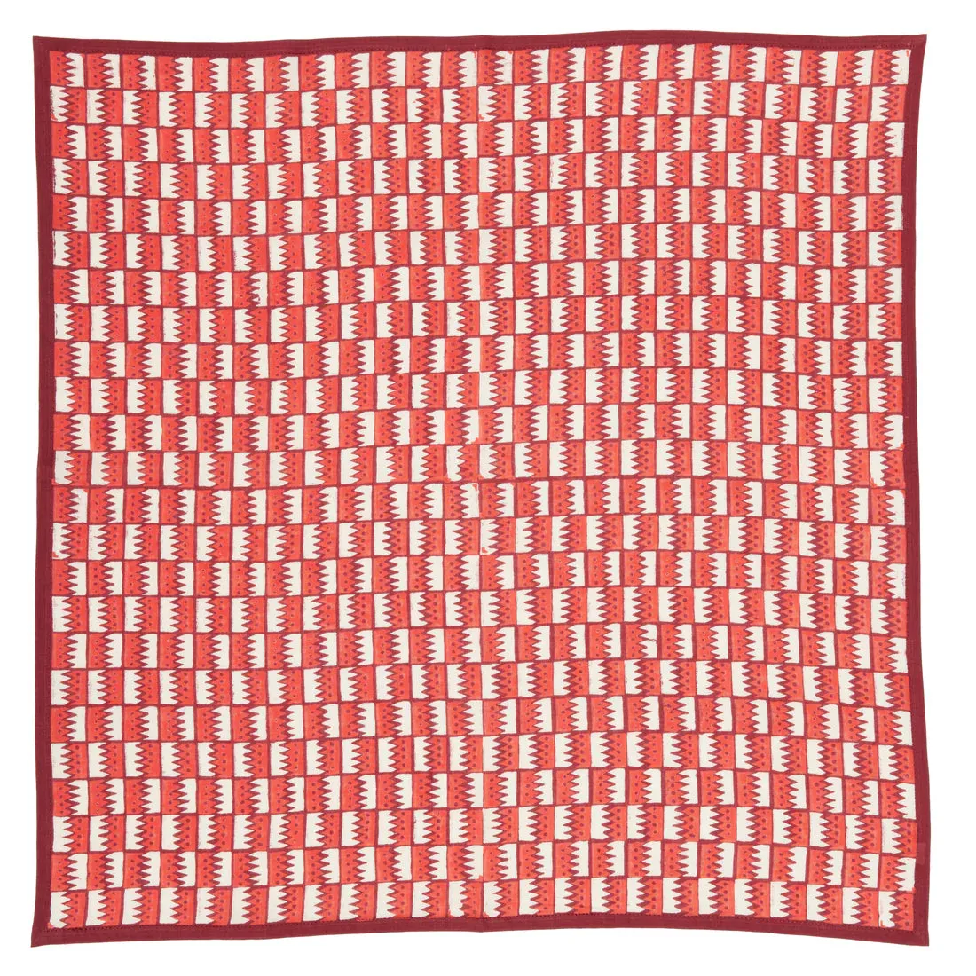 Block Shop: Jigsaw Bandana | Cranberry