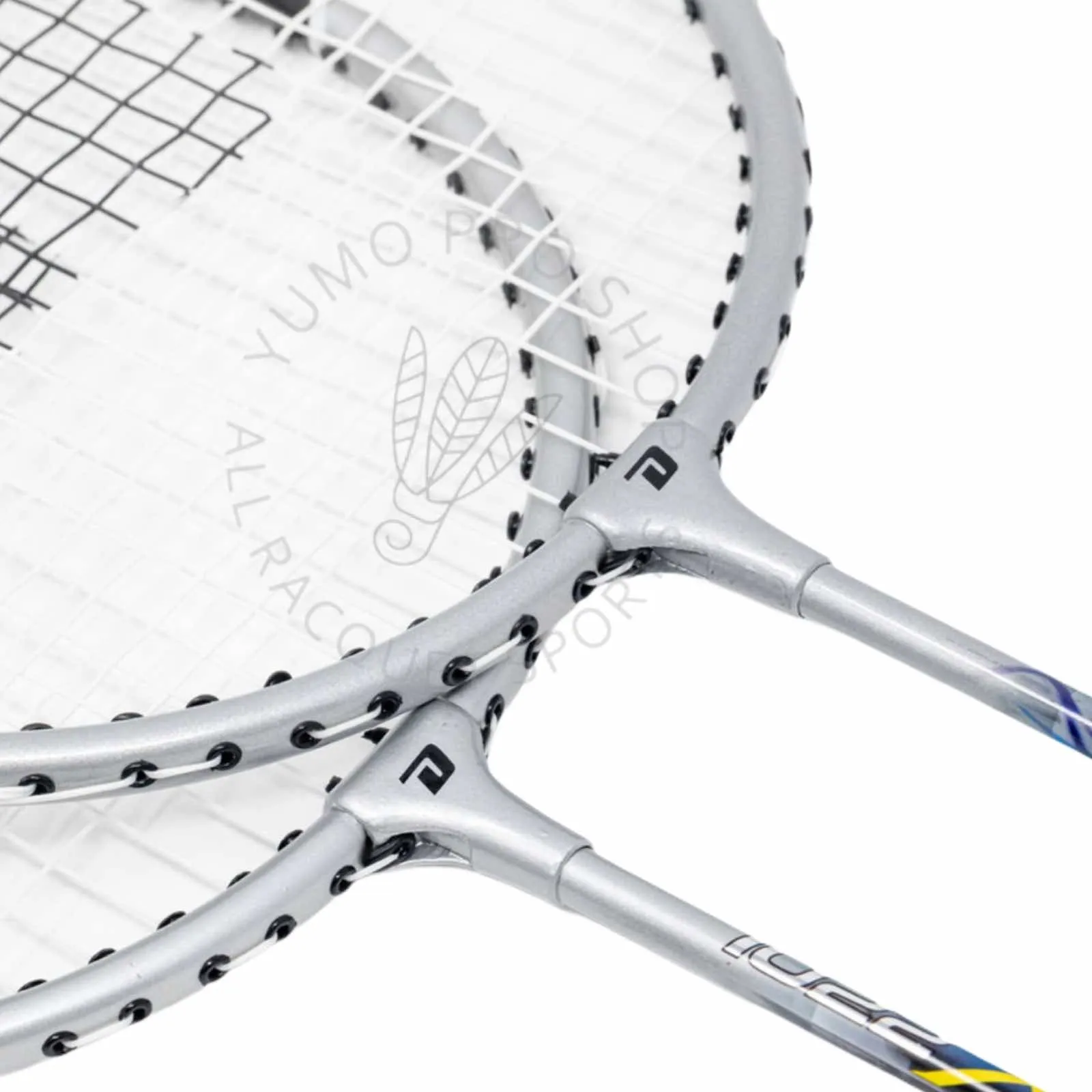 DHS 1022 Badminton Racket (Double Racket Set) [Blue & Yellow]