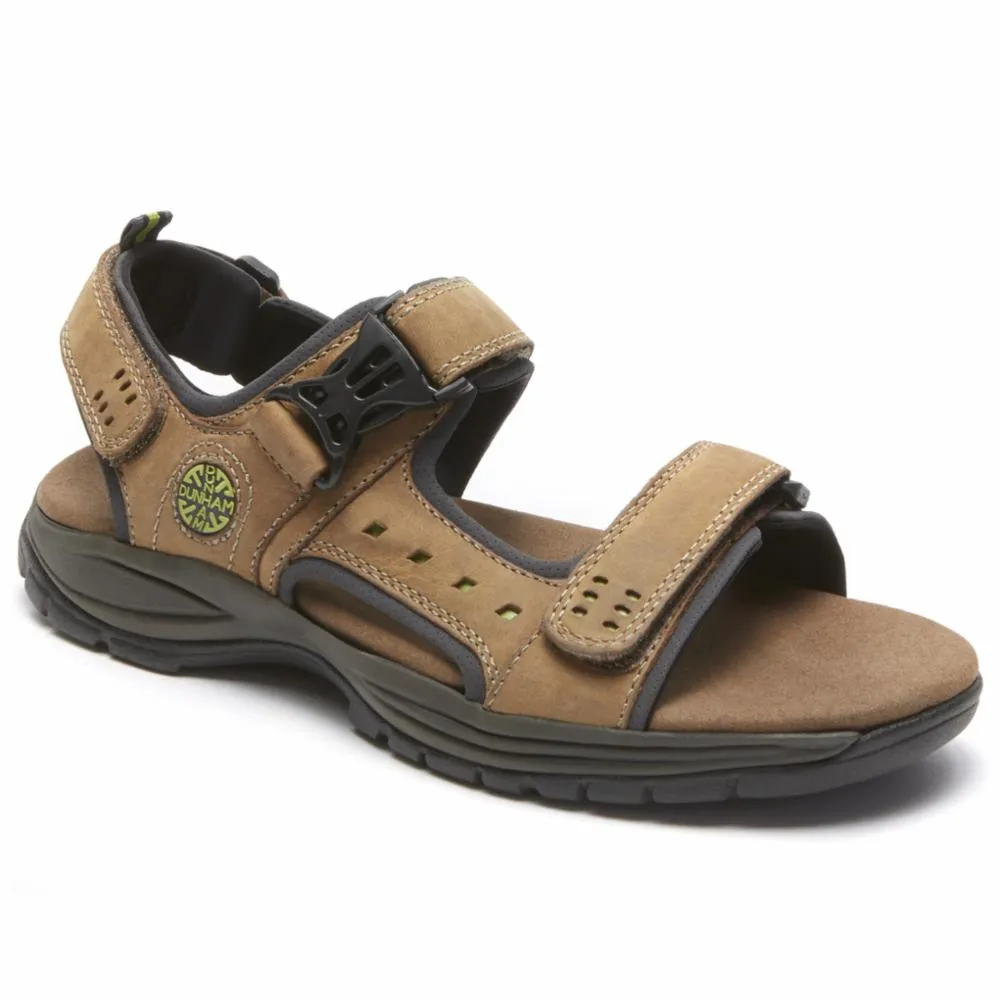 Dunham NEWPORT NOLAN ADJUSTABLE SANDAL TAN