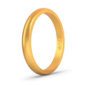 Elements Classic Halo Silicone Ring - Gold