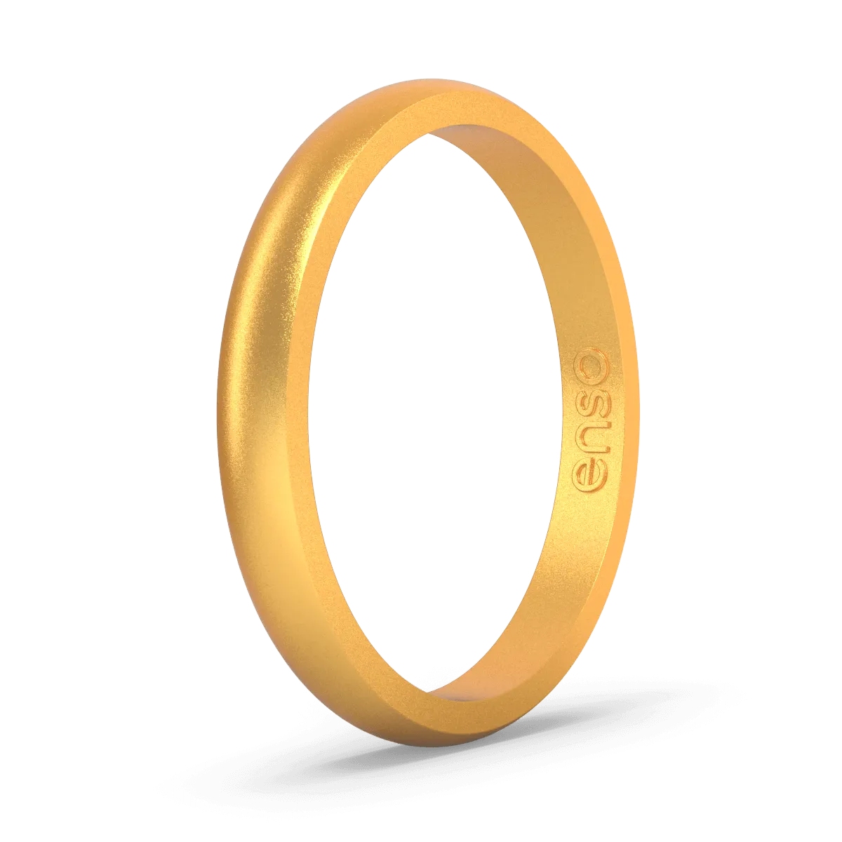 Elements Classic Halo Silicone Ring - Gold