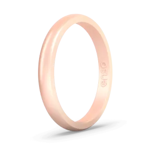 Elements Classic Halo Silicone Ring - Rose Gold