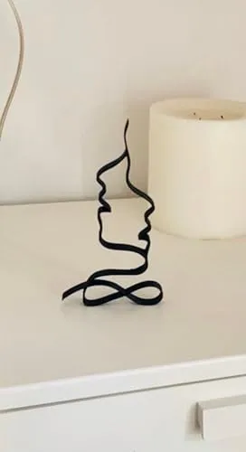 EROTNGO Together Forever: Minimalist Tabletop Plastic Sculpture for Home Decor, Birthday, and Housewarming Gifts