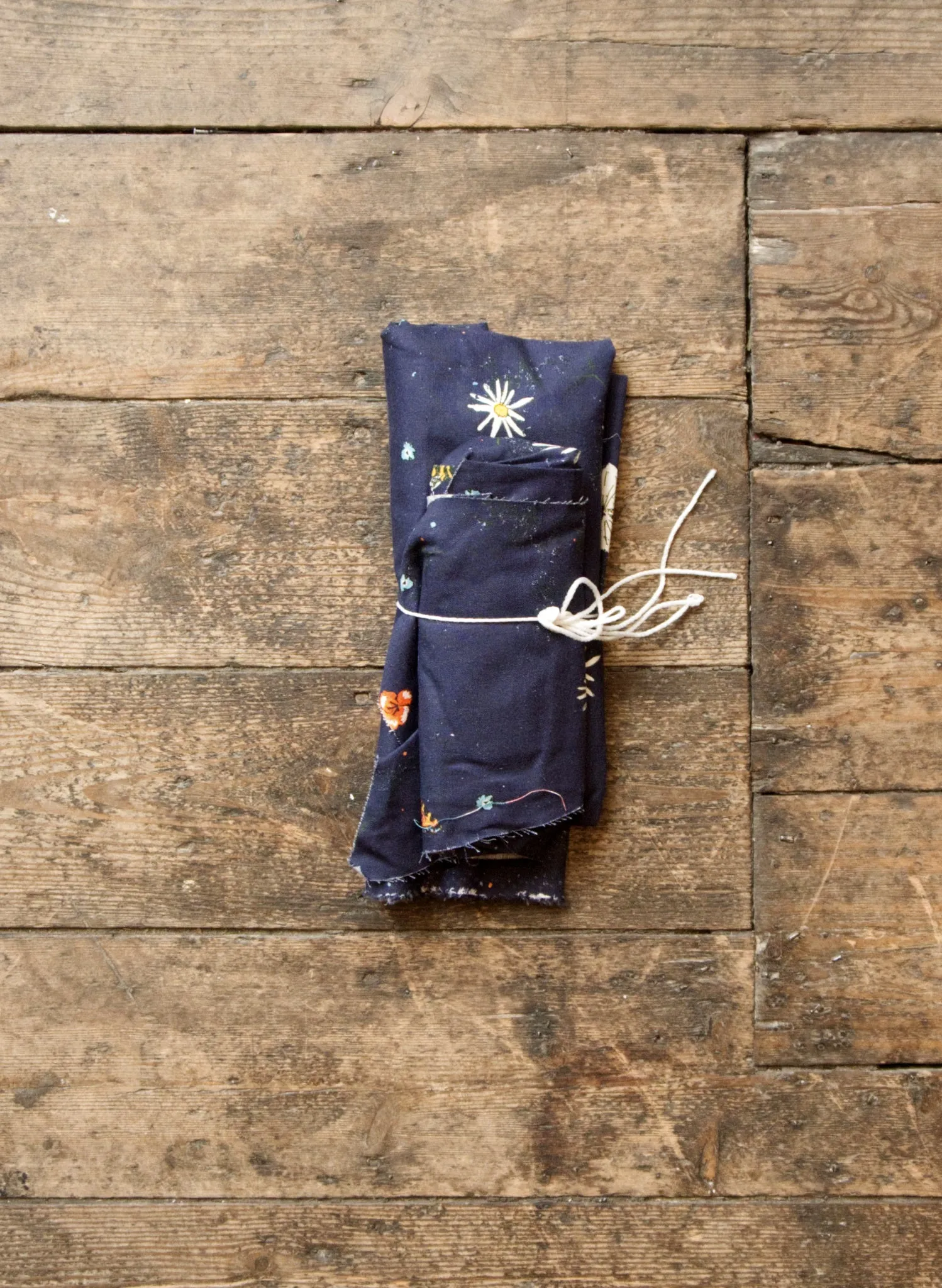 Fabric Bundle - Navy Cornfield