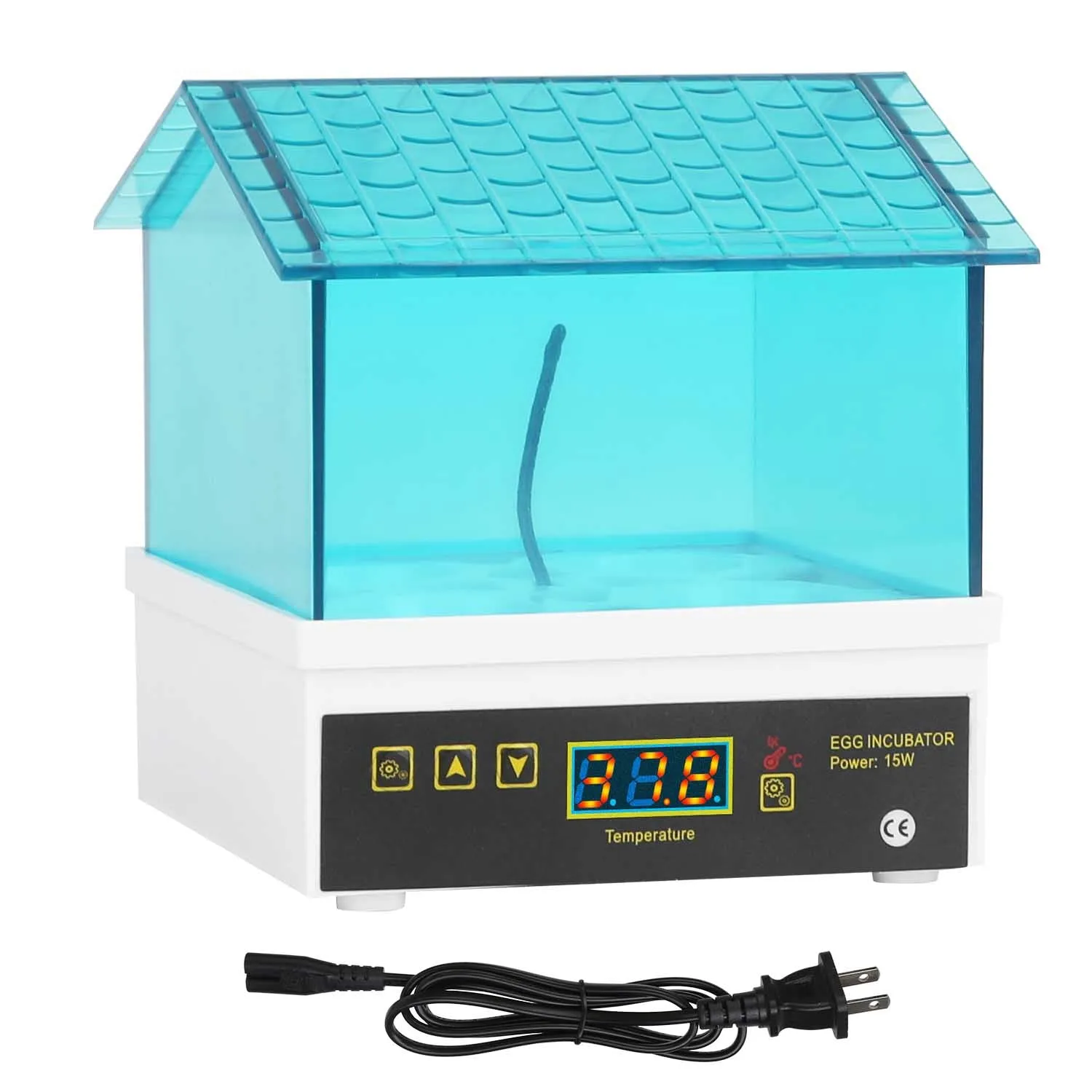 Fresh Fab Finds 4 Eggs Incubator for Hatching Chicken Professional Poultry Hatcher with Digital Display Automatic Temperature Humidity Control Duck Bird Quail Goose T