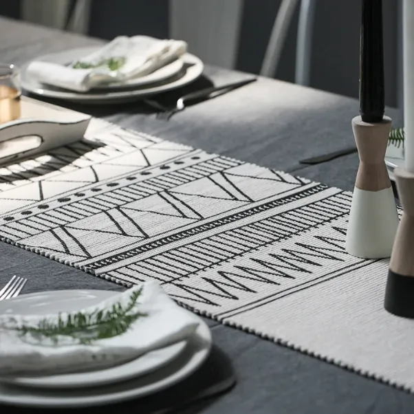 Geometric tablecloth