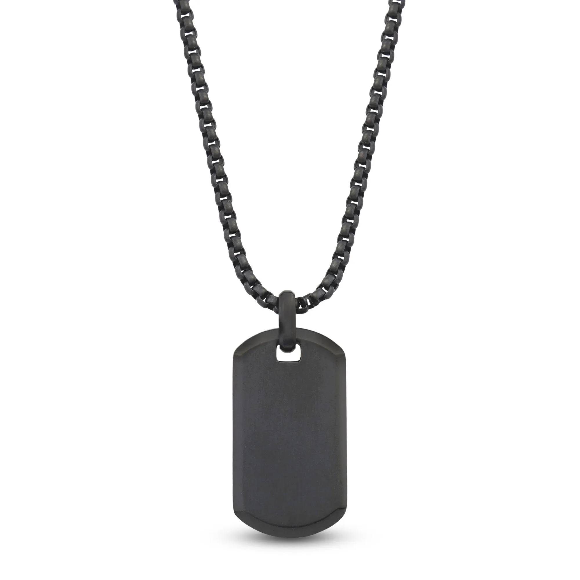 Gun Metal Reversible Dog Tag