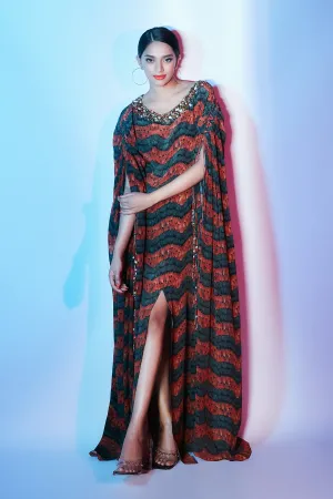 Hand-embroidered Kaftan