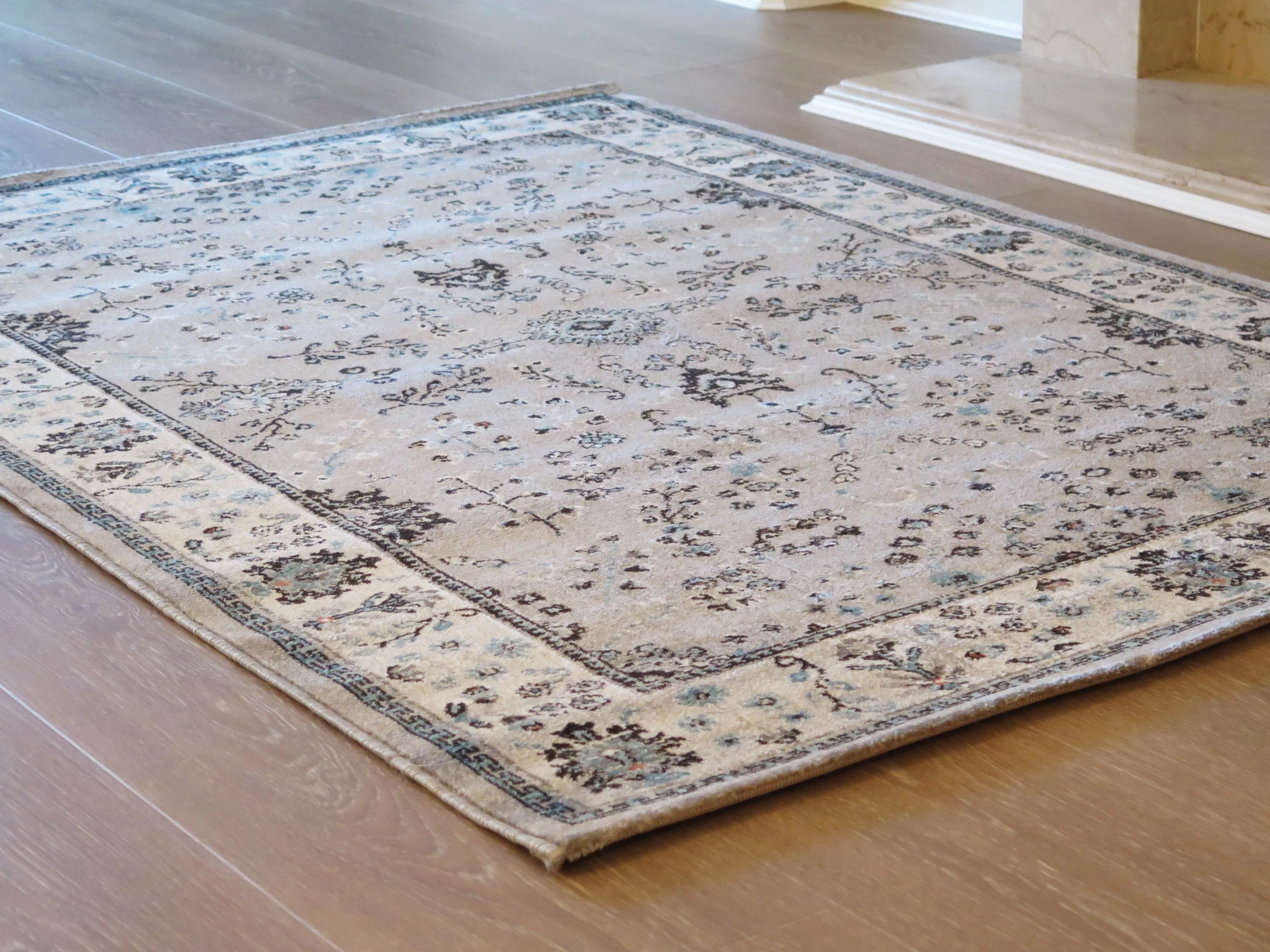 Herat Oriental Area Rug (Grey/Cream, 120 x 170 cm)