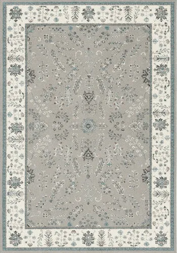 Herat Oriental Area Rug (Grey/Cream, 120 x 170 cm)