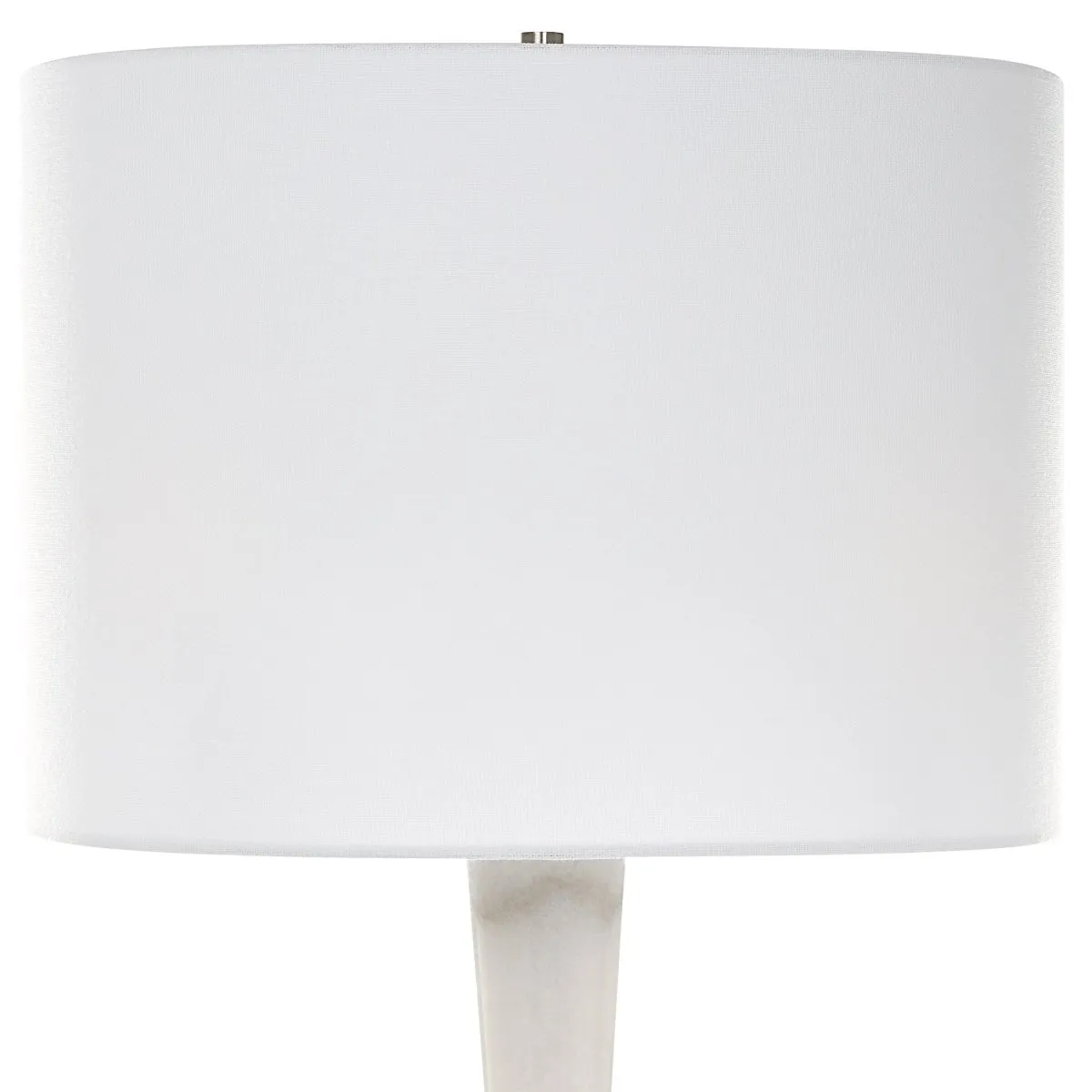 Hourglass White Table Lamp