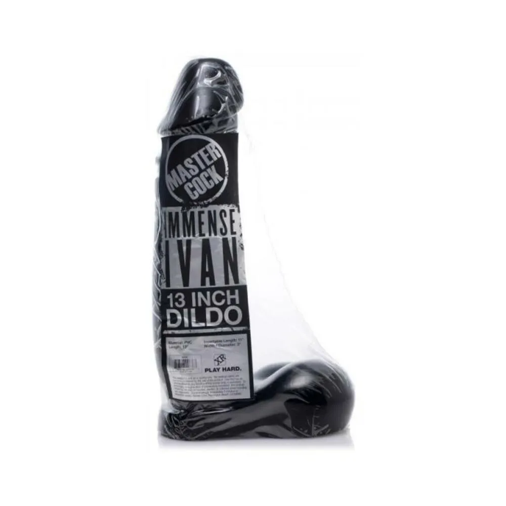 Immense Ivan 13 Inches Dildo Black