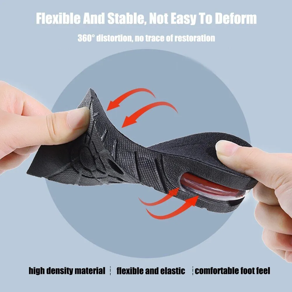 Invisible Height Increased Insole, Men Women Heel Lift - Taller Shoe Insert Pads - Adjustable - More Comfortable Supporting Insole For Unisex