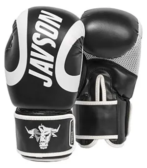 JAVSON BOXING GLOVES TODA SERIES HOOK & LOOP BLACK/WHITE