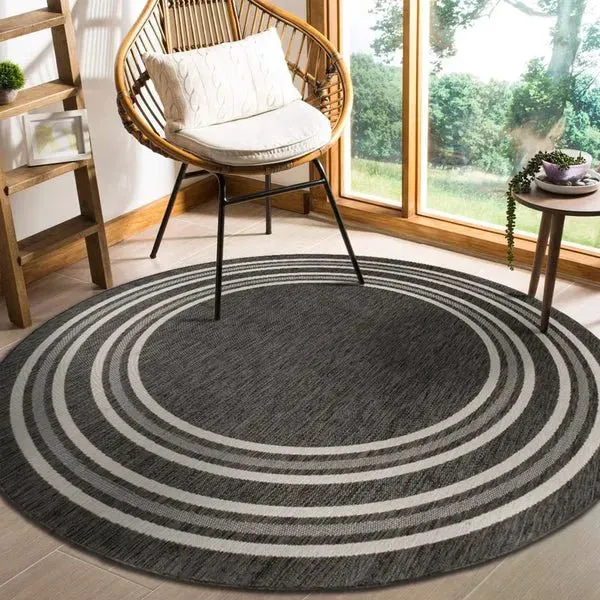 Kilimanjaro 81757AWH Anthracite White Rug