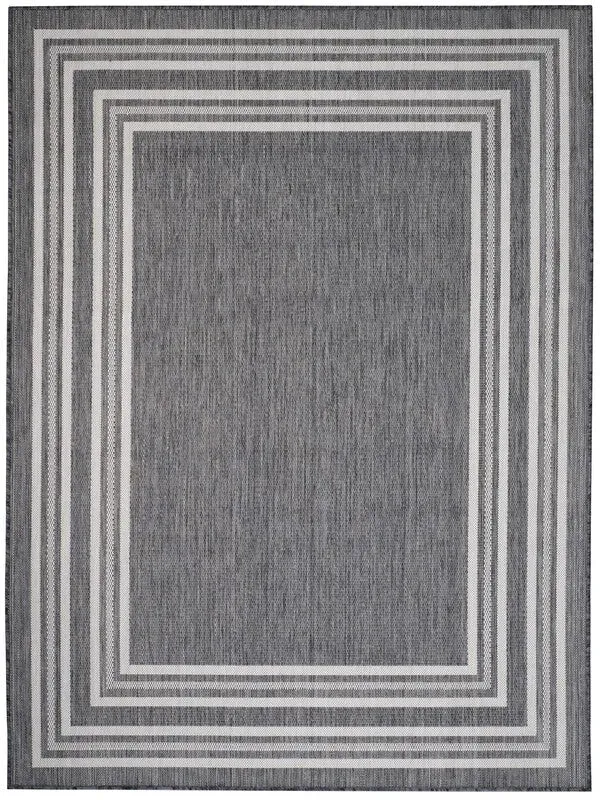 Kilimanjaro 81757AWH Anthracite White Rug