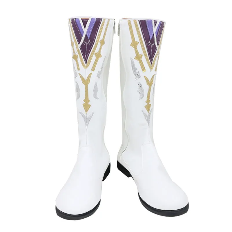 Love and Deepspace Xavier Moonlit Glimpse Lumiere Veiled Guardian Shoes Cosplay Boots