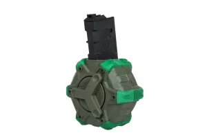 M4 gas drum magazine - Olive