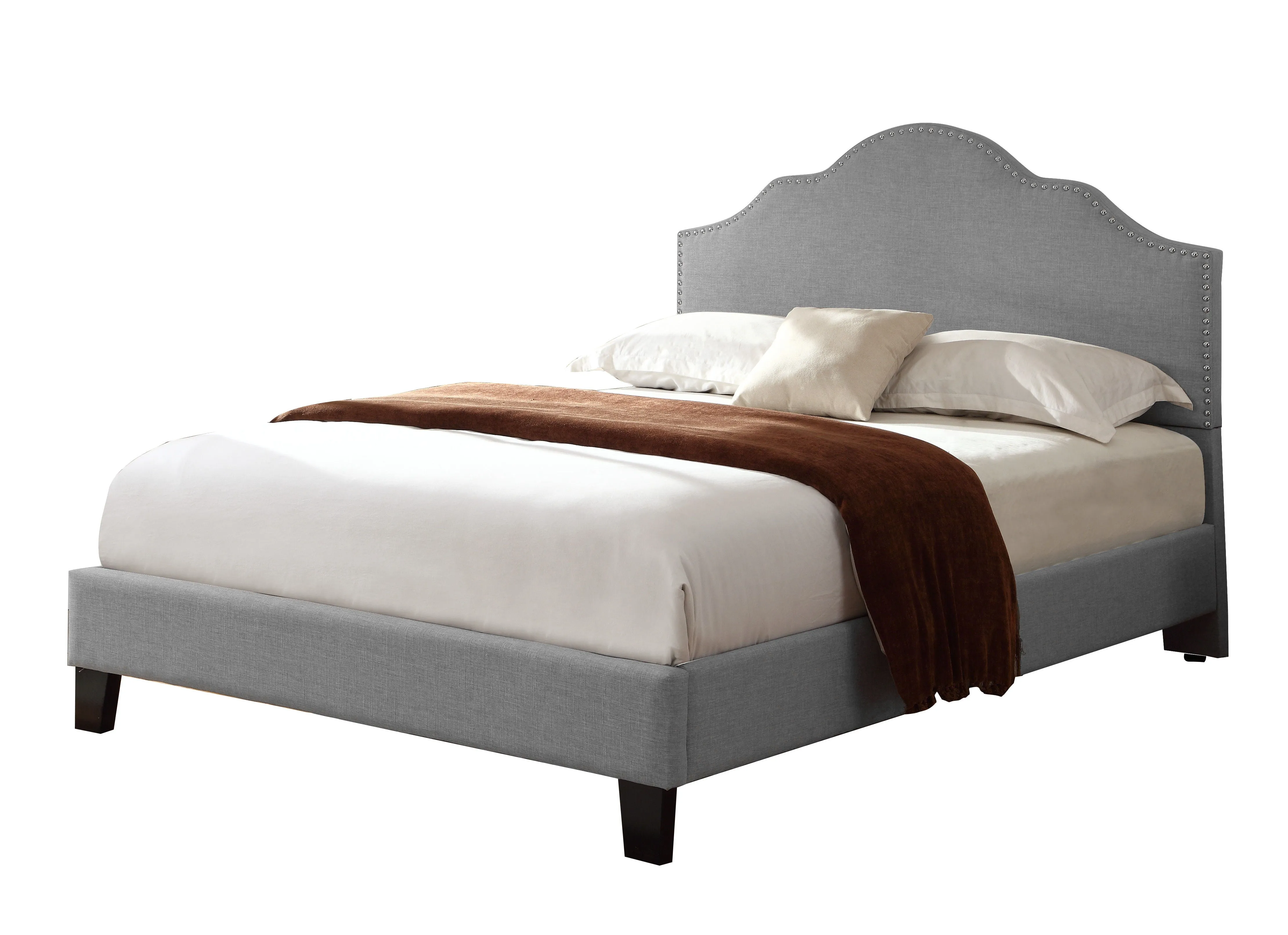 Madison - Upholstered Bed Kit - Light Gray