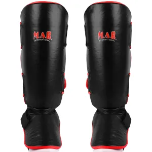 MAR-149B | Kickboxing & Thai boxing Genuine Leather Shin & Instep Guards