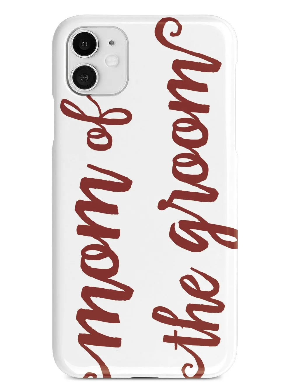 Mom of the Groom - Crimson Red Case