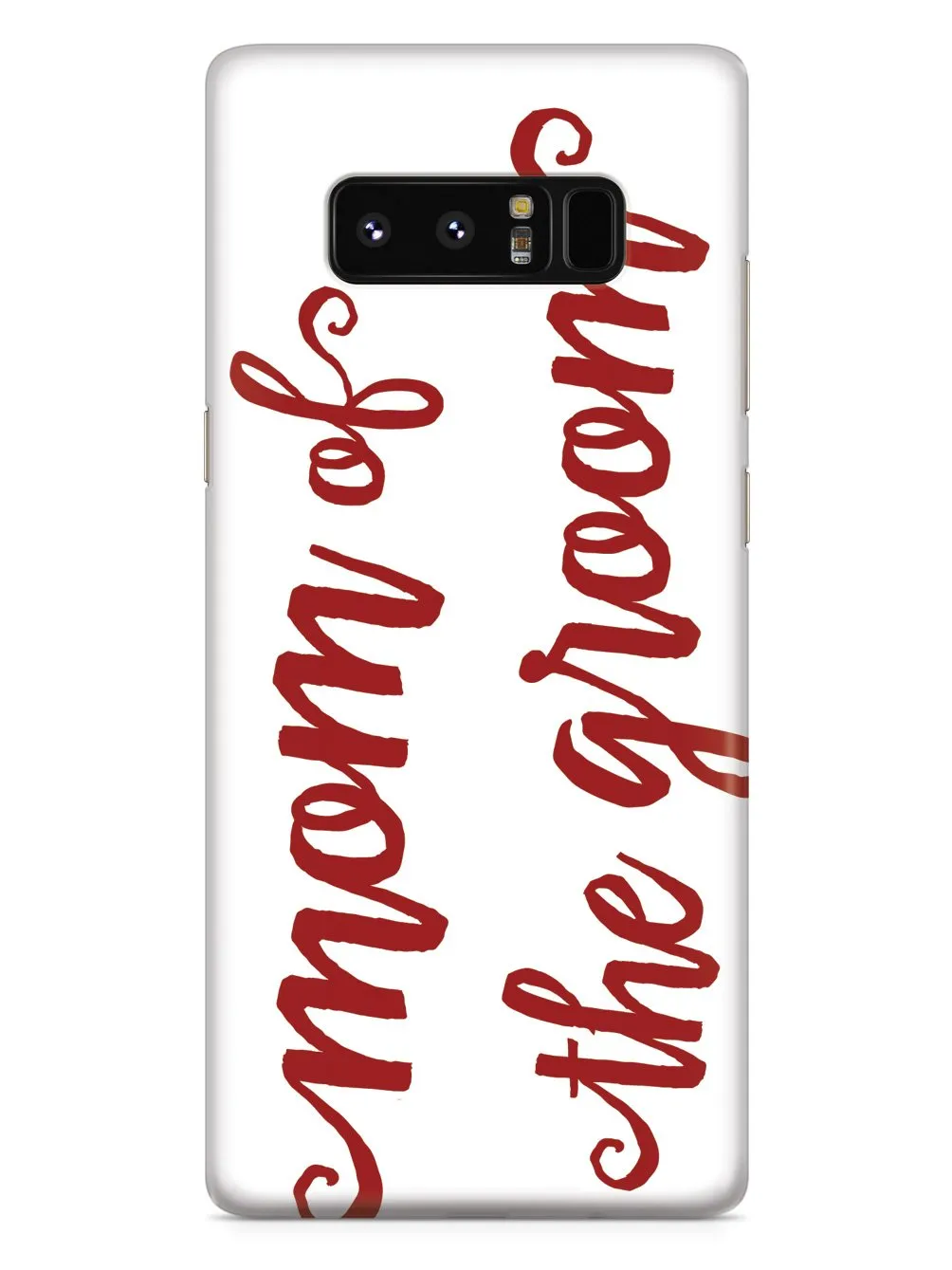 Mom of the Groom - Crimson Red Case