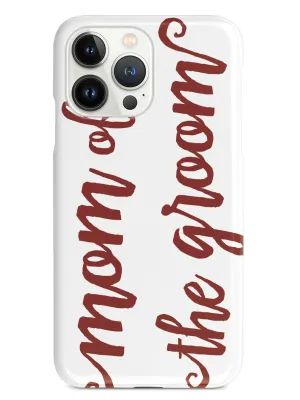 Mom of the Groom - Crimson Red Case