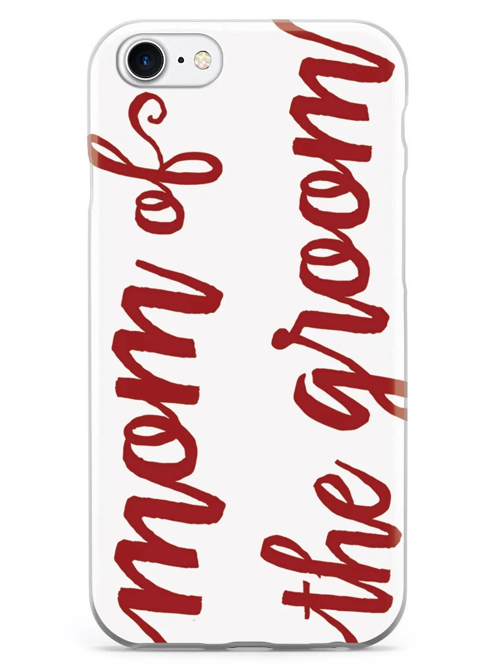 Mom of the Groom - Crimson Red Case