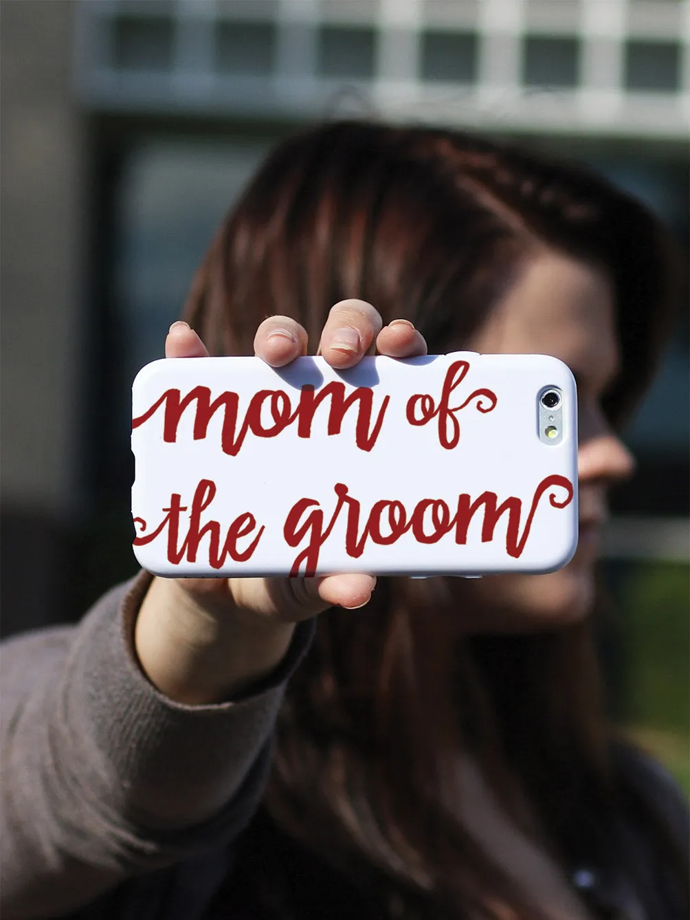 Mom of the Groom - Crimson Red Case