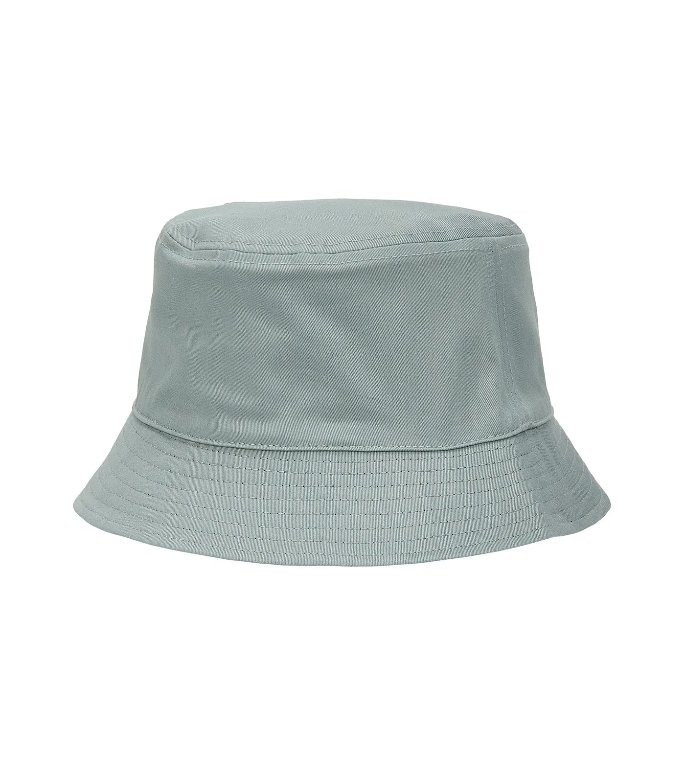 Monogram Twill Cotton Bucket Hat Slate Gray/Black