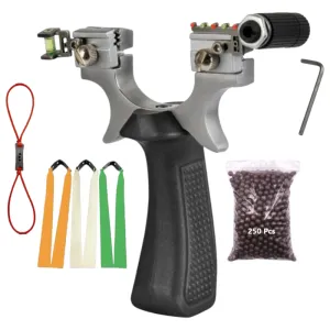 Multifunctional Outdoor Rotatable High Quality Alloy Slingshot