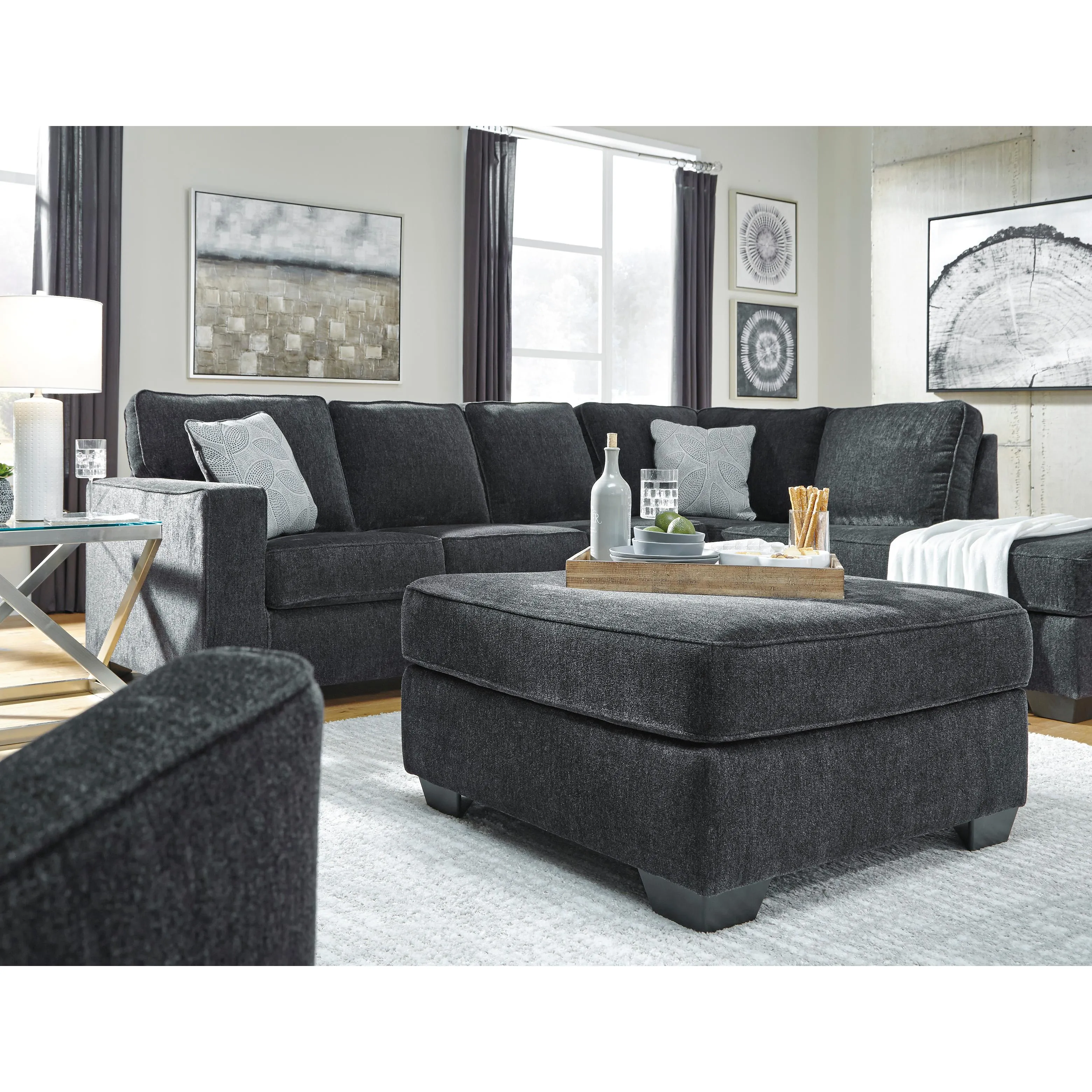 Signature Design by Ashley Altari Fabric 2 pc Sectional 8721366/8721317