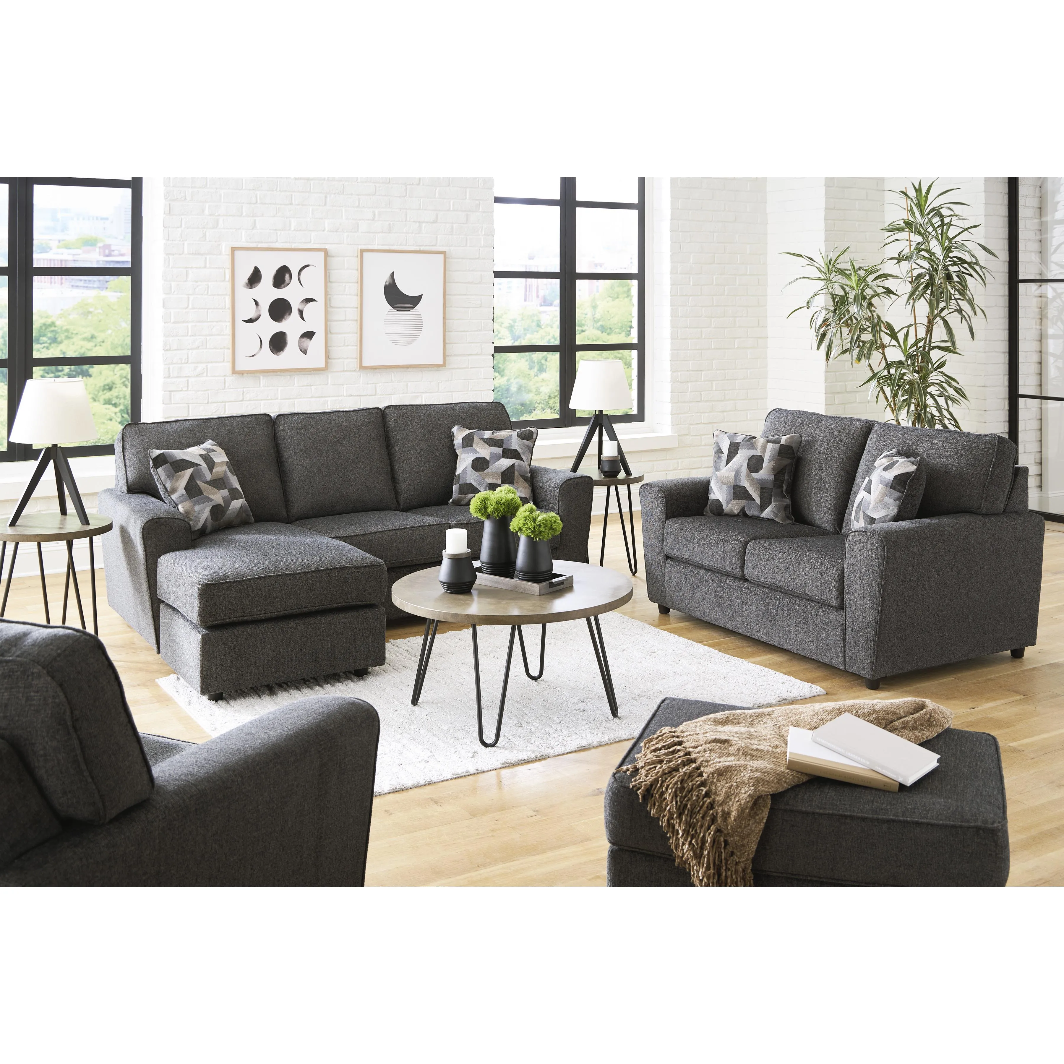 Signature Design by Ashley Cascilla Fabric Sectional 2680418