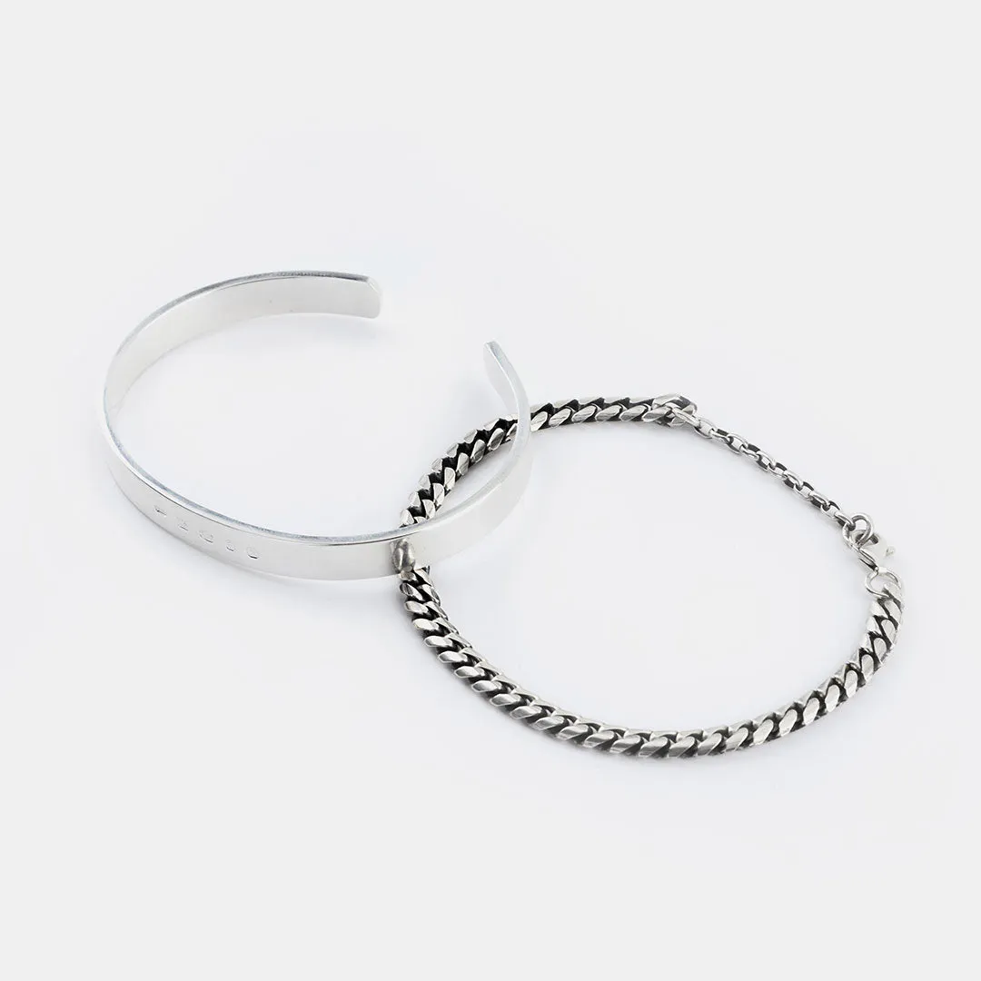 Silver Traditional Hallmark Bangle