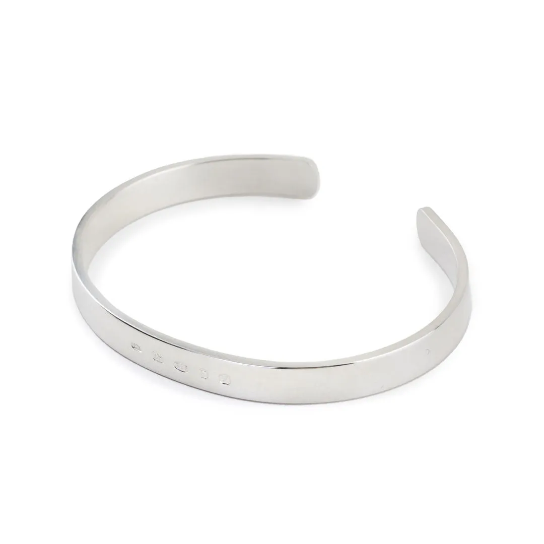 Silver Traditional Hallmark Bangle