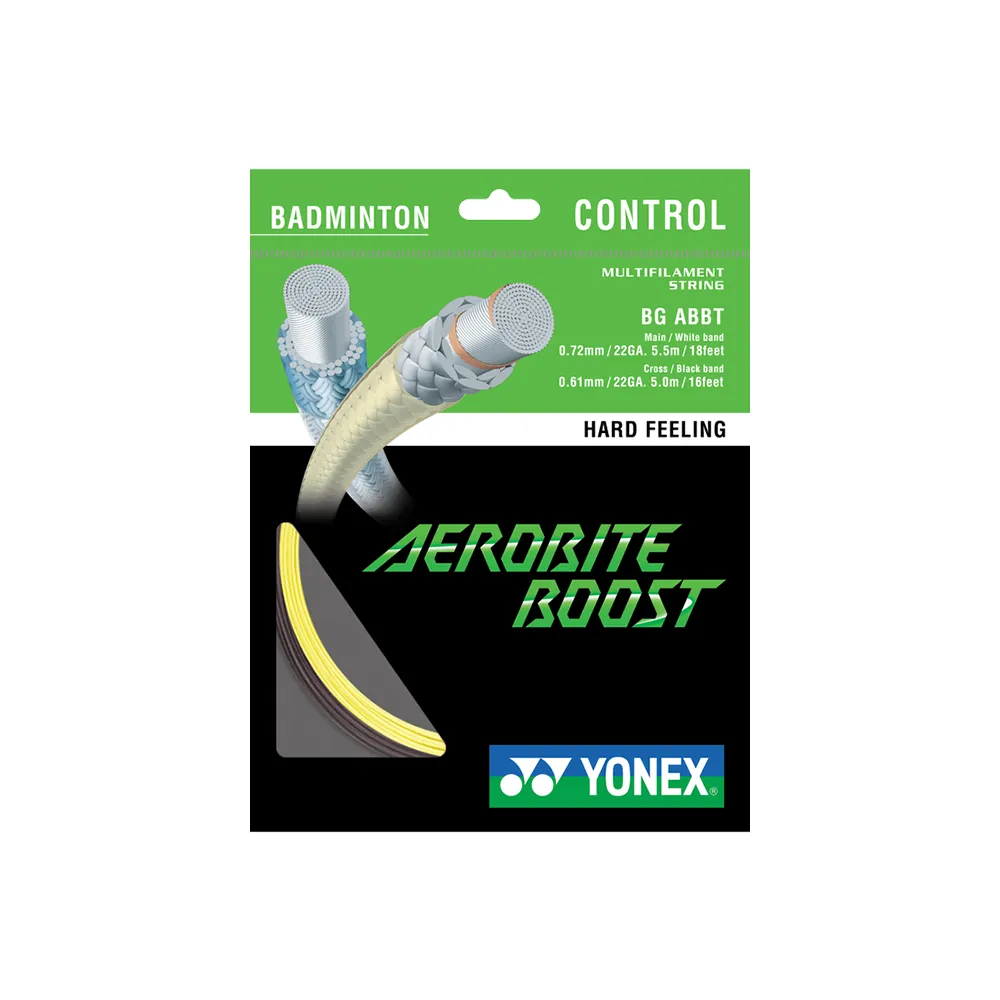 Yonex BG Aerobite Boost Pack - Grey/Yellow