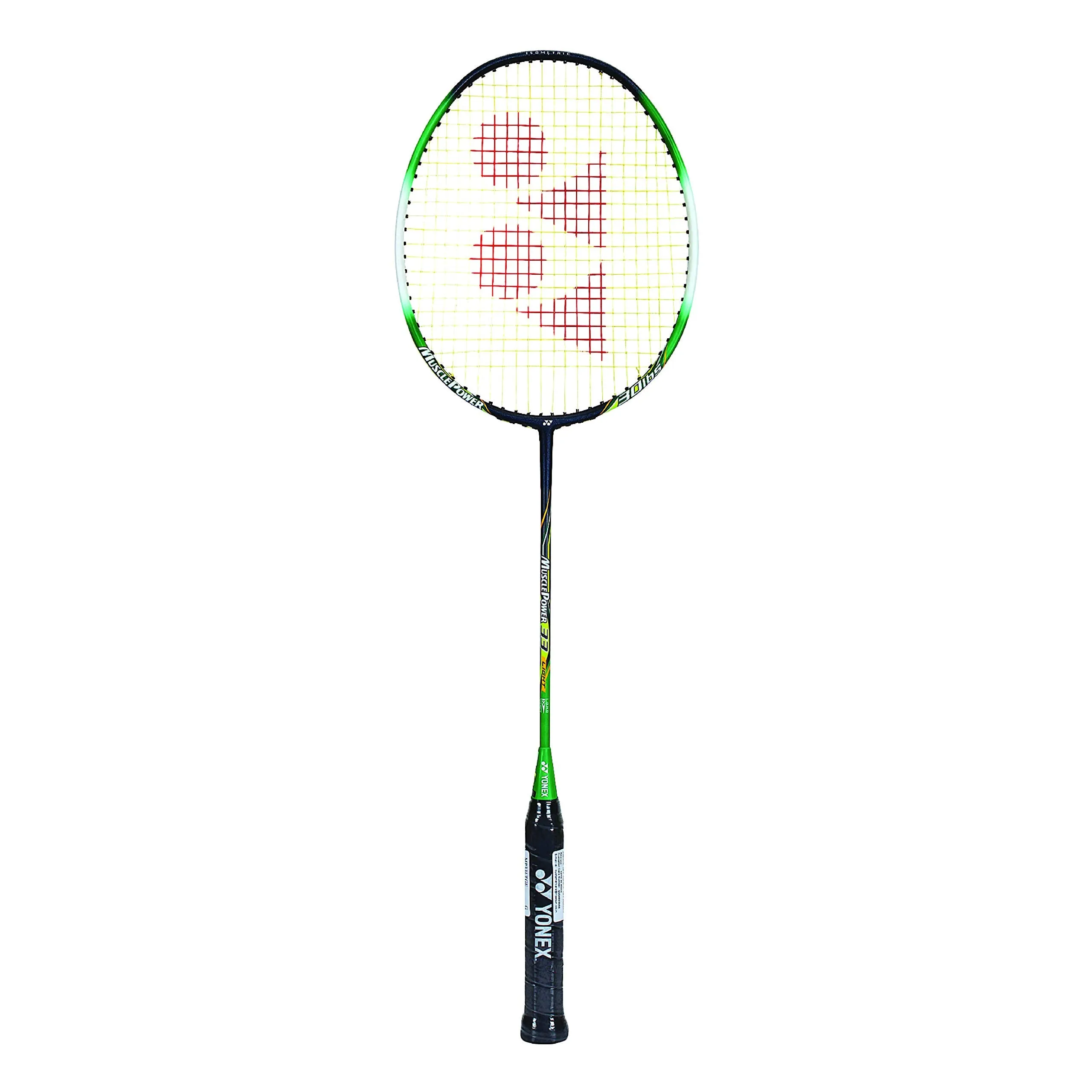 Yonex Muscle Power 33 Graphite Badminton Racquet with free Full Cover (Set of 1,Light Green, G4, 83 grams, 30 lbs Tension)