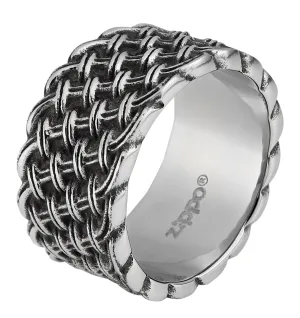 ZIPPO CLASSIC BRAIDED RING